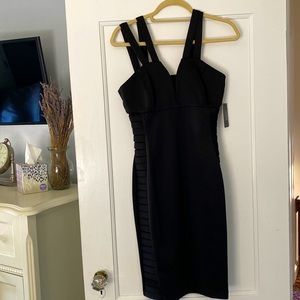 Black mid dress